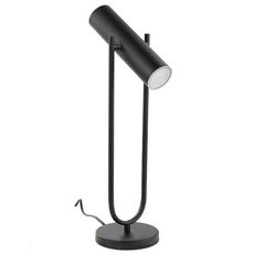 Настольная лампа с арматурой чёрного цвета, плафонами чёрного цвета BLS 21393