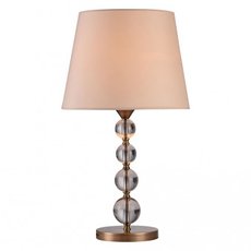 Настольная лампа с арматурой латуни цвета, текстильными плафонами Newport 3101/T B/C без абажуров