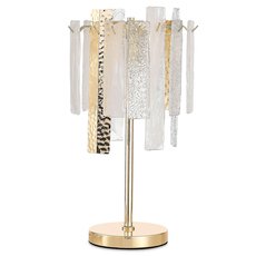 Настольная лампа с арматурой золотого цвета, стеклянными плафонами ST LUCE SL1636.204.03