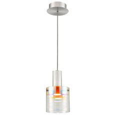 Светильник с арматурой серебряного цвета, плафонами прозрачного цвета Velante 248-226-01