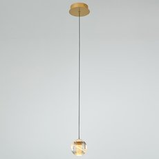 Светильник с стеклянными плафонами прозрачного цвета Delight Collection MD22001052-1A gold