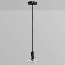 Светильник с арматурой чёрного цвета, стеклянными плафонами Delight Collection MT8603 black