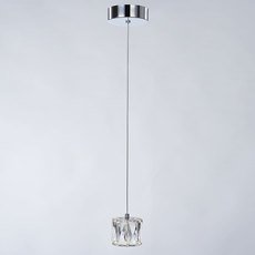 Светильник с плафонами прозрачного цвета Delight Collection MD15030039-1A chrome