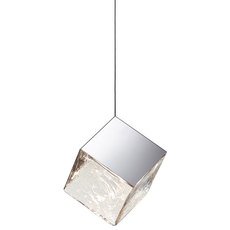 Светильник с плафонами прозрачного цвета Delight Collection 10301P/1 silver