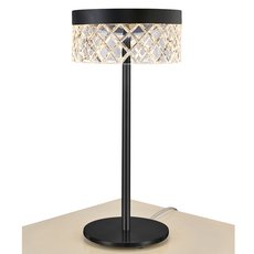 Настольная лампа с пластиковыми плафонами прозрачного цвета Delight Collection MT21020075-1A matt black