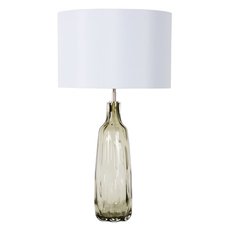Настольная лампа с текстильными плафонами белого цвета Delight Collection BRTL3196