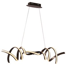 Светильник с арматурой коричневого цвета, плафонами белого цвета Delight Collection MD8690-2C dark bronze