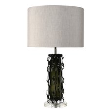 Настольная лампа с текстильными плафонами серого цвета Delight Collection BRTL3254