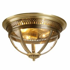Светильник с плафонами прозрачного цвета Delight Collection 771105 (KM0115C-4 brass)