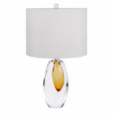 Настольная лампа с текстильными плафонами белого цвета Delight Collection BRTL3023