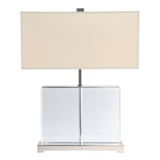 Настольная лампа с арматурой хрома цвета, плафонами белого цвета Delight Collection TL1114-CG