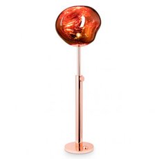 Торшер с плафонами красного цвета Delight Collection 9305F copper