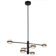 Потолочная люстра Delight Collection MX22030002-6A black/clear