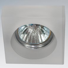 Точечный светильник с арматурой хрома цвета, стеклянными плафонами Lightstar 006149