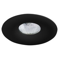 Точечный светильник с арматурой чёрного цвета, плафонами чёрного цвета Lightstar 010017
