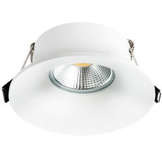 Точечный светильник с арматурой белого цвета, металлическими плафонами Lightstar 010020