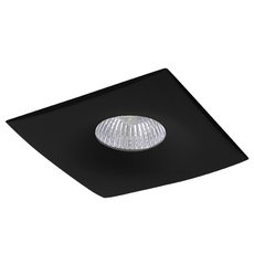 Точечный светильник с металлическими плафонами чёрного цвета Lightstar 010037