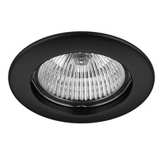 Точечный светильник с арматурой чёрного цвета, плафонами чёрного цвета Lightstar 011017