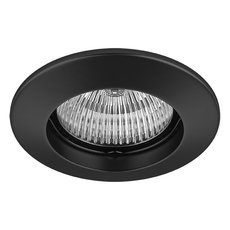 Точечный светильник с арматурой чёрного цвета, металлическими плафонами Lightstar 011047