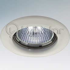 Точечный светильник с арматурой белого цвета, металлическими плафонами Lightstar 011070
