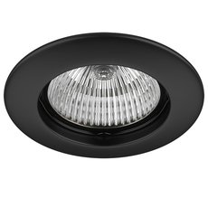 Точечный светильник с арматурой чёрного цвета, плафонами чёрного цвета Lightstar 011077