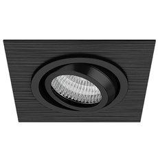 Точечный светильник с металлическими плафонами чёрного цвета Lightstar 011621