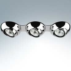 Точечный светильник с арматурой белого цвета, металлическими плафонами Lightstar 011834
