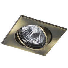 Точечный светильник с арматурой бронзы цвета Lightstar 011941
