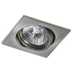 Точечный светильник с арматурой никеля цвета, металлическими плафонами Lightstar 011945