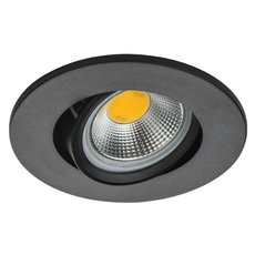 Точечный светильник с арматурой чёрного цвета Lightstar 012027