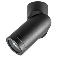 Точечный светильник с металлическими плафонами чёрного цвета Lightstar 051017