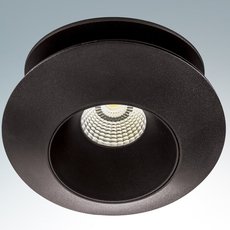 Точечный светильник с арматурой чёрного цвета Lightstar 051207