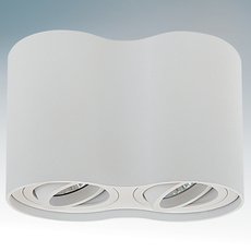 Точечный светильник с арматурой белого цвета, металлическими плафонами Lightstar 052026