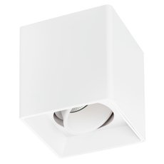 Точечный светильник с арматурой белого цвета, пластиковыми плафонами Lightstar 052066