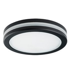 Точечный светильник с арматурой чёрного цвета, пластиковыми плафонами Lightstar 070752