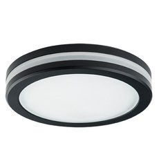 Точечный светильник с арматурой чёрного цвета, плафонами белого цвета Lightstar 070754