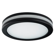 Точечный светильник с арматурой чёрного цвета, плафонами белого цвета Lightstar 070762