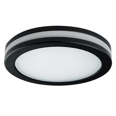 Точечный светильник с арматурой чёрного цвета, плафонами белого цвета Lightstar 070764