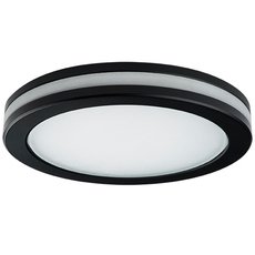 Точечный светильник с арматурой чёрного цвета, плафонами белого цвета Lightstar 070772