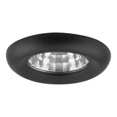 Точечный светильник с арматурой чёрного цвета, металлическими плафонами Lightstar 071017