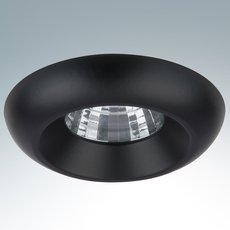Точечный светильник с арматурой чёрного цвета, плафонами чёрного цвета Lightstar 071177
