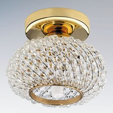 Точечный светильник с арматурой золотого цвета Lightstar 160302