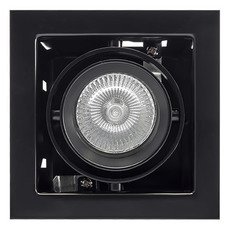 Точечный светильник с металлическими плафонами чёрного цвета Lightstar 214018