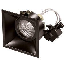 Точечный светильник с металлическими плафонами чёрного цвета Lightstar 214507