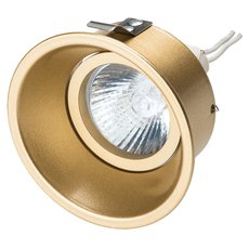 Точечный светильник с арматурой золотого цвета Lightstar 214603