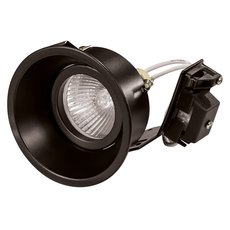 Точечный светильник с металлическими плафонами чёрного цвета Lightstar 214607