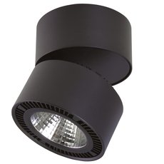 Точечный светильник с металлическими плафонами чёрного цвета Lightstar 214837
