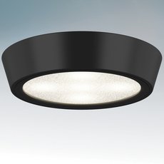 Точечный светильник с арматурой чёрного цвета, стеклянными плафонами Lightstar 214972