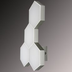 Настенно-потолочный светильник с стеклянными плафонами белого цвета Lightstar 750644