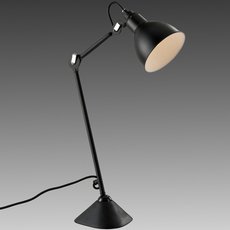 Настольная лампа с арматурой чёрного цвета, металлическими плафонами Lightstar 765917